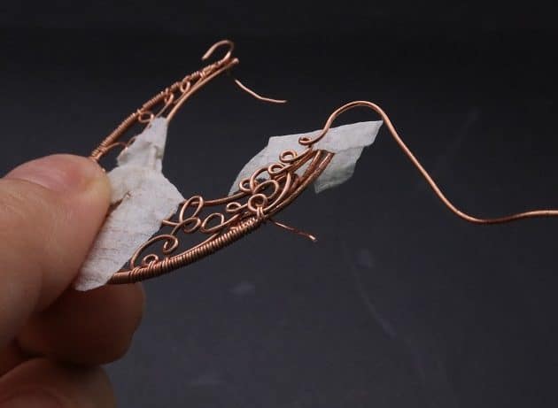 Wire-Wrapping Whimsy Star and Moon Statement Drop Earrings Tutorial 22
