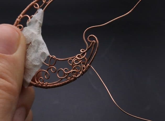 Wire-Wrapping Whimsy Star and Moon Statement Drop Earrings Tutorial 24