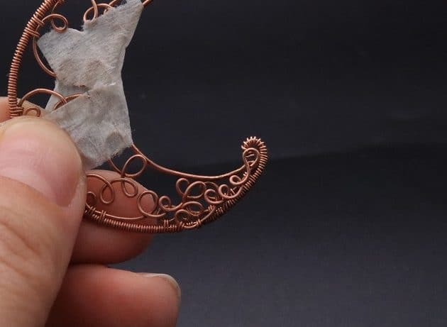 Wire-Wrapping Whimsy Star and Moon Statement Drop Earrings Tutorial 27