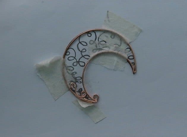 Wire-Wrapping Whimsy Star and Moon Statement Drop Earrings Tutorial 6