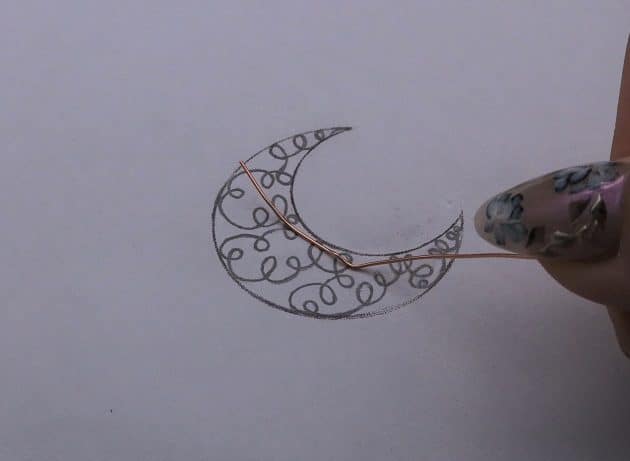 Wire-Wrapping Whimsy Star and Moon Statement Drop Earrings Tutorial 9