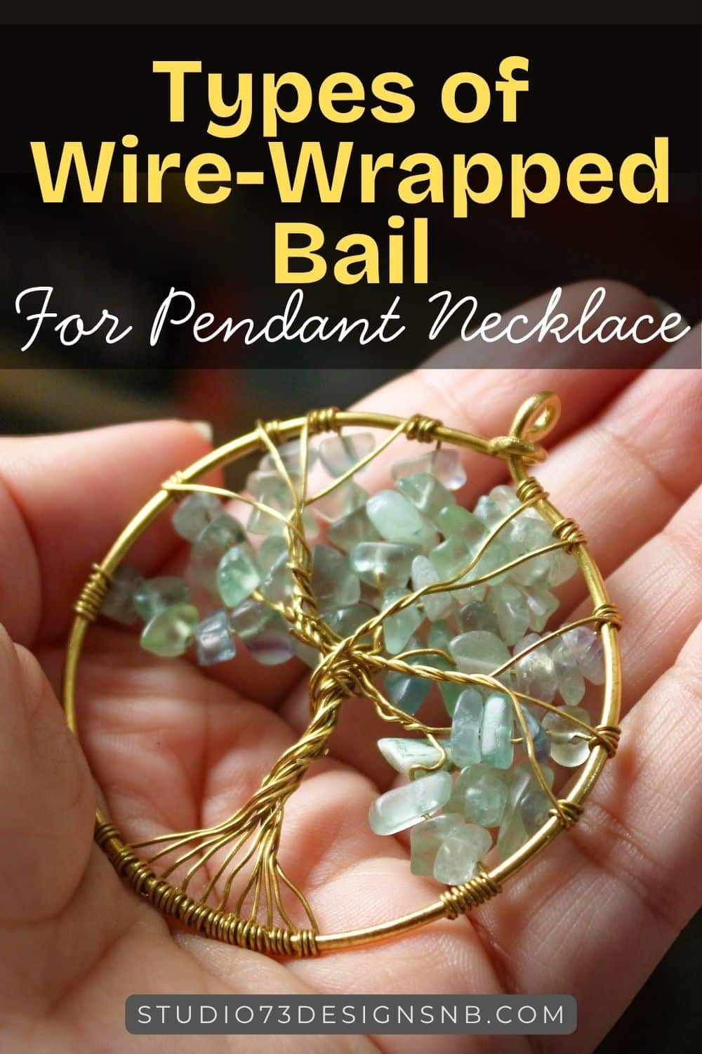 Types Of Wire Wrapped Bail For Pendant Necklace