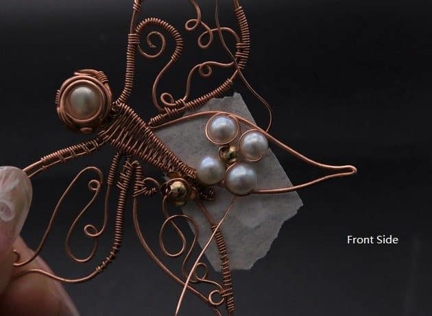 Wire-Wrapping Gleaming Filigree Butterfly Statement Pendant Tutorial 102