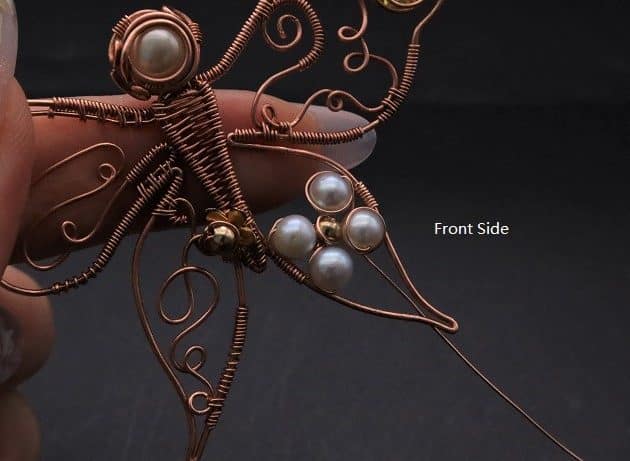 Wire-Wrapping Gleaming Filigree Butterfly Statement Pendant Tutorial 104