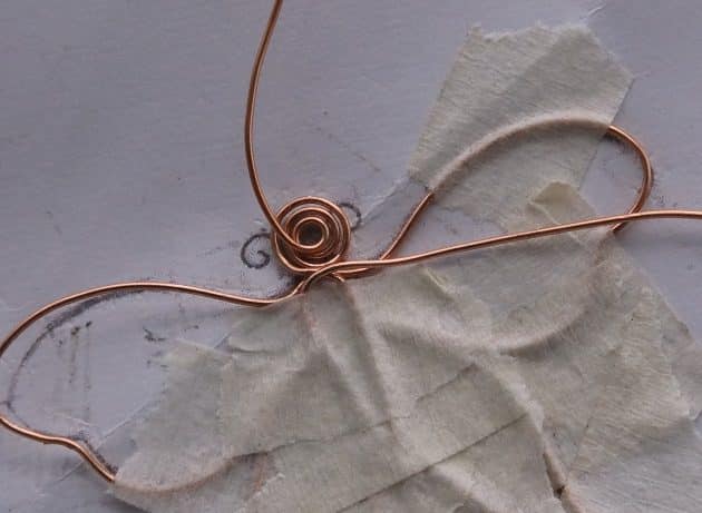Wire-Wrapping Gleaming Filigree Butterfly Statement Pendant Tutorial 17