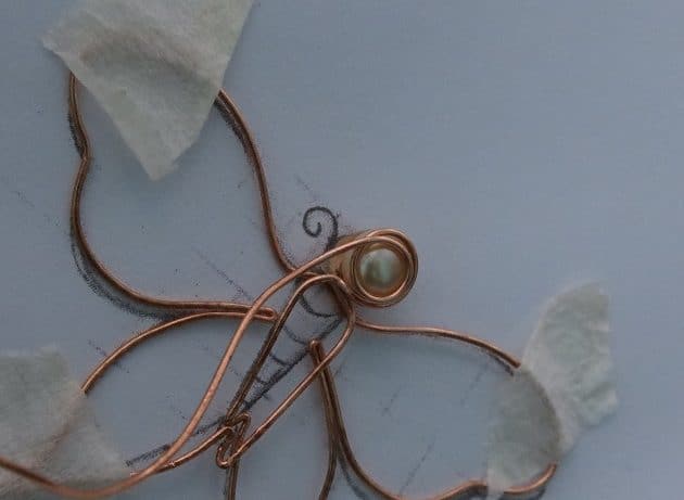 Wire-Wrapping Gleaming Filigree Butterfly Statement Pendant Tutorial 25