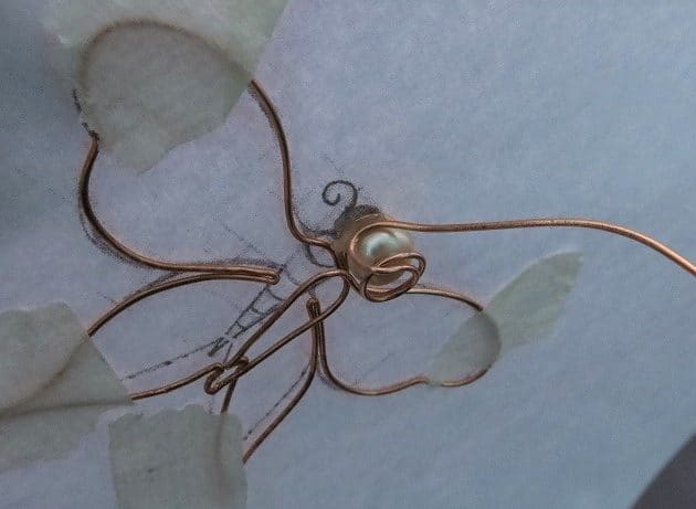 Wire-Wrapping Gleaming Filigree Butterfly Statement Pendant Tutorial 26