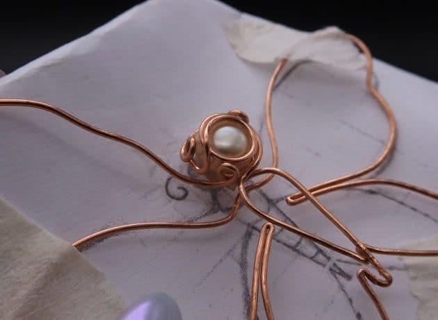 Wire-Wrapping Gleaming Filigree Butterfly Statement Pendant Tutorial 30