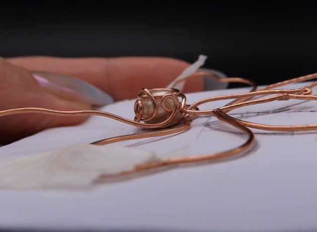 Wire-Wrapping Gleaming Filigree Butterfly Statement Pendant Tutorial 31