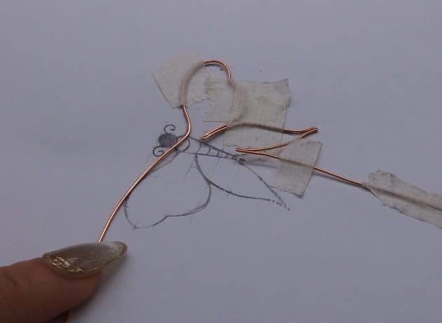 Wire-Wrapping Gleaming Filigree Butterfly Statement Pendant Tutorial 4