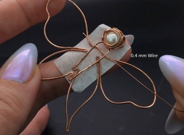 Wire-Wrapping Gleaming Filigree Butterfly Statement Pendant Tutorial 40