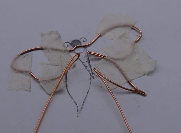Wire-Wrapping Gleaming Filigree Butterfly Statement Pendant Tutorial 5