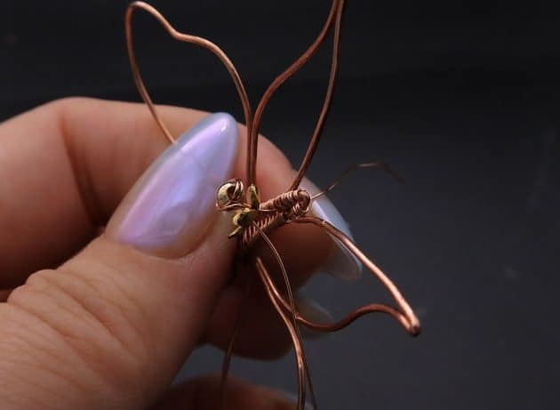 Wire-Wrapping Gleaming Filigree Butterfly Statement Pendant Tutorial 56