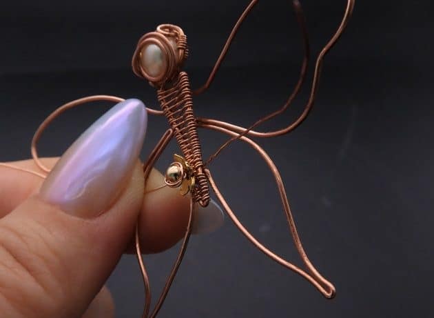 Wire-Wrapping Gleaming Filigree Butterfly Statement Pendant Tutorial 58