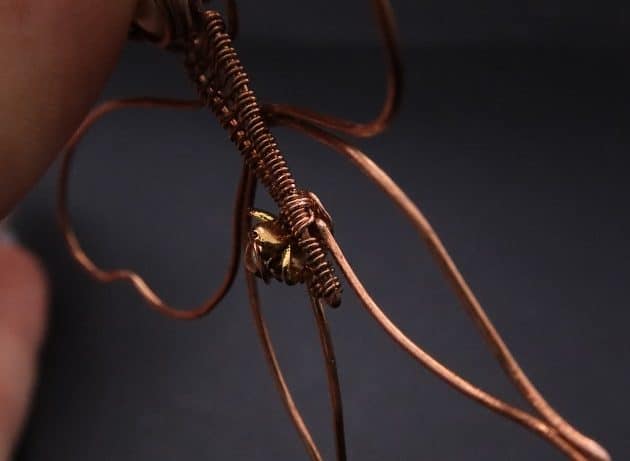 Wire-Wrapping Gleaming Filigree Butterfly Statement Pendant Tutorial 61