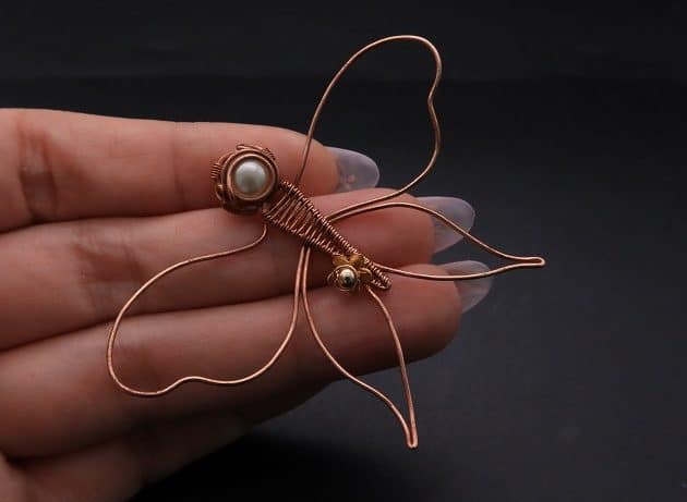 Wire-Wrapping Gleaming Filigree Butterfly Statement Pendant Tutorial 65