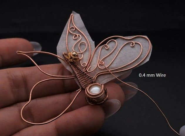 Wire-Wrapping Gleaming Filigree Butterfly Statement Pendant Tutorial 70
