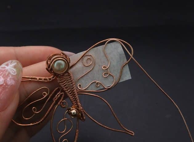 Wire-Wrapping Gleaming Filigree Butterfly Statement Pendant Tutorial 73