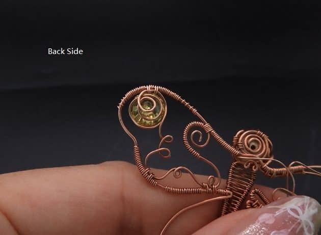 Wire-Wrapping Gleaming Filigree Butterfly Statement Pendant Tutorial 80