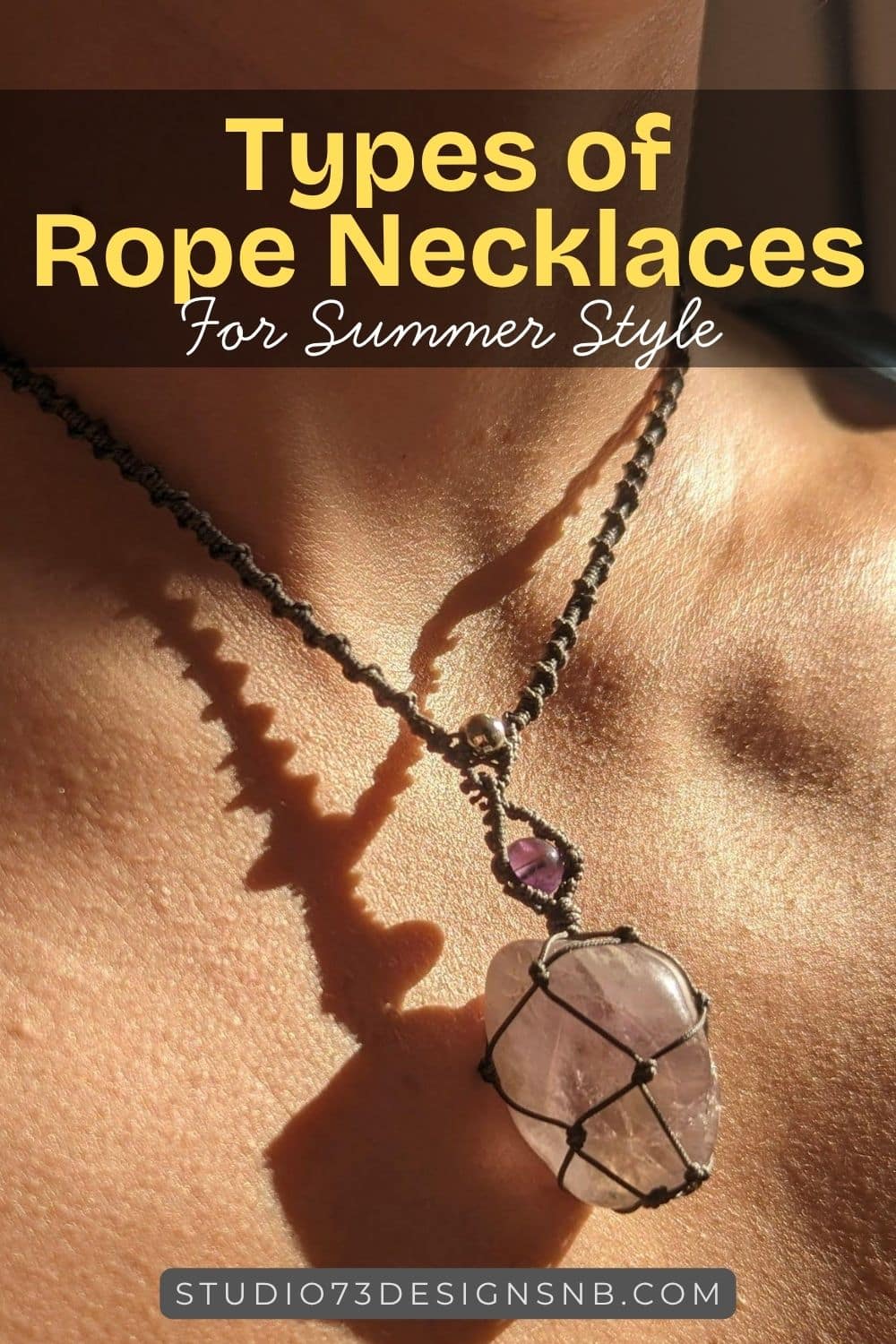 Types Of Rope Necklaces For Summer Style