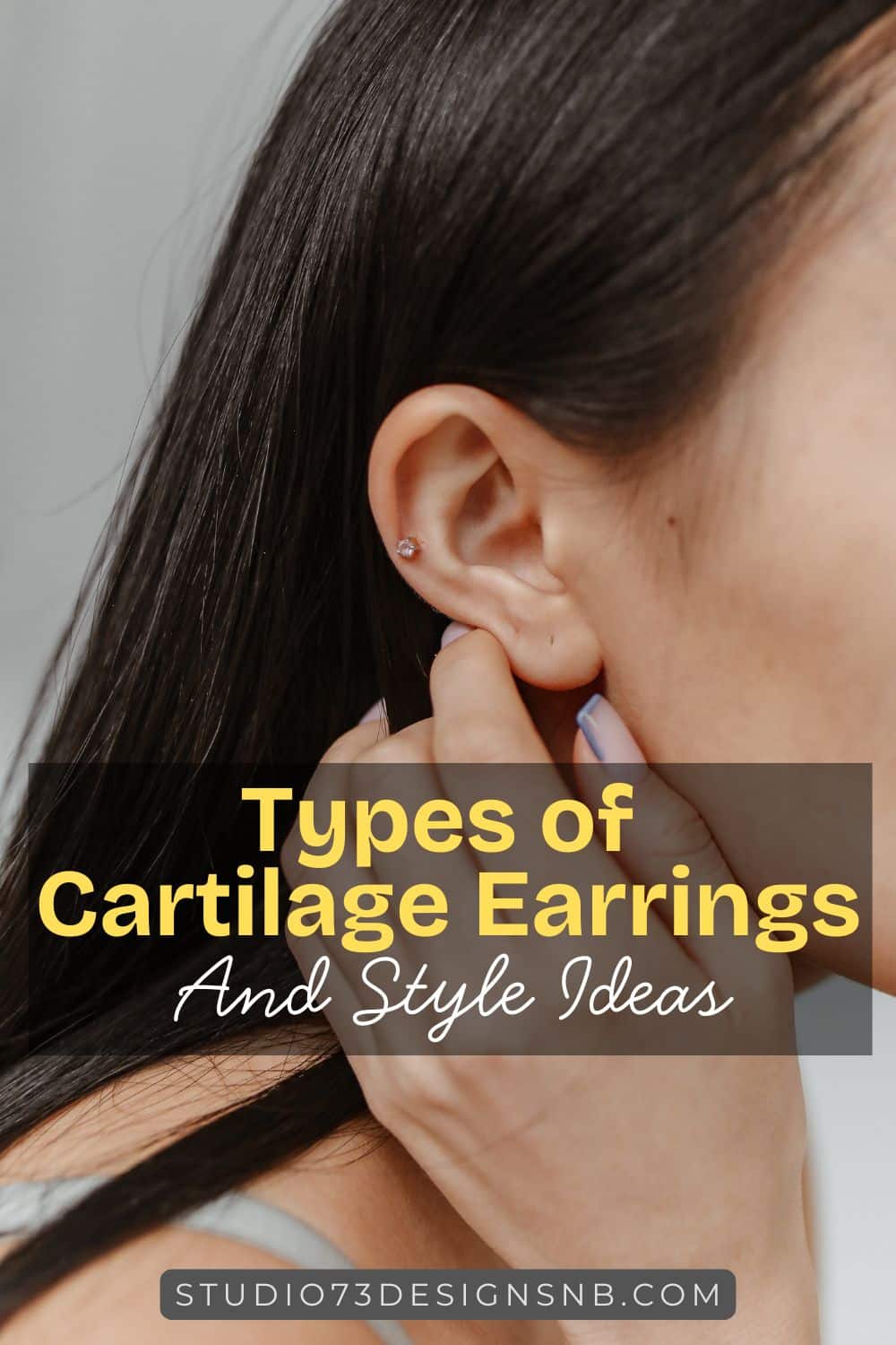 Types of Cartilage Earrings And Style Ideas
