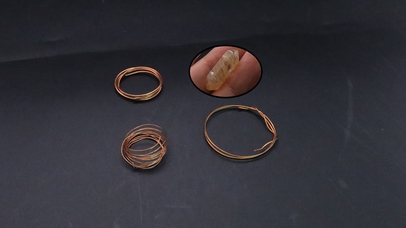 Wire-Wrapping Nostalgic Copper Woven Crystal Point Ring Tutorial 1