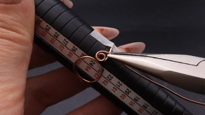 Wire-Wrapping Nostalgic Copper Woven Crystal Point Ring Tutorial 15