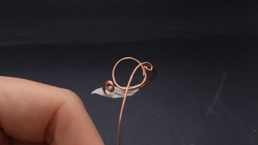 Wire-Wrapping Nostalgic Copper Woven Crystal Point Ring Tutorial 22