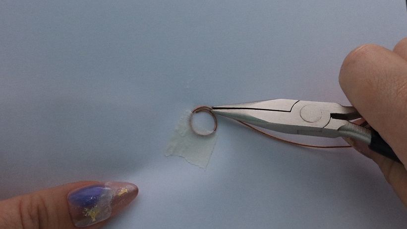 Wire-Wrapping Nostalgic Copper Woven Crystal Point Ring Tutorial 7