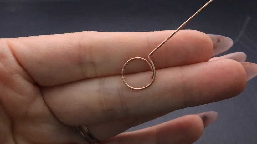 Wire-Wrapping Nostalgic Copper Woven Crystal Point Ring Tutorial 9