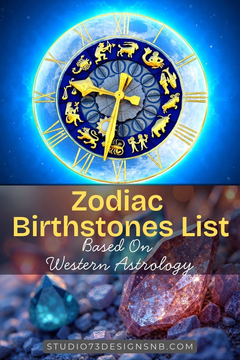 Zodiac Birthstones List Based On Western Astrology